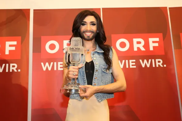 It's not over until the bearded drag queen sings.&nbsp;Conchita Wurst attends a May 11&nbsp;press conference after winning the Eurovision Song Contest 2014. Photographer:&nbsp;Moni Fellner/Getty Images