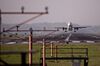 A United Airlines Holdings Inc. plane departs at Reagan National Airport (DCA) in Arlington, Virginia, U.S., on Monday, April 6, 2020. U.S. airlines are applying for federal aid to shore up their finances as passengers stay home amid the coronavirus pandemic.