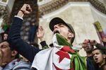 Demonstrations continue in the centre of Algiers on March 10.