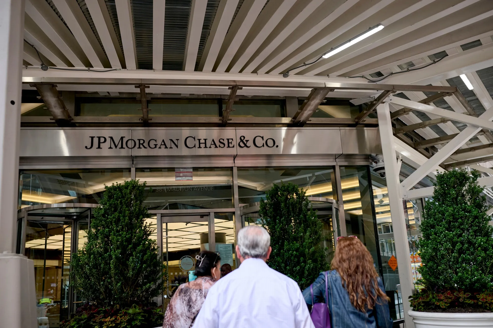 The JPMorgan Chase &amp; Co. headquarters in New York.