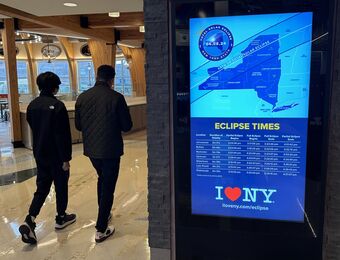 relates to From Skydiving to Wine Tasting, New York Readies for the Eclipse