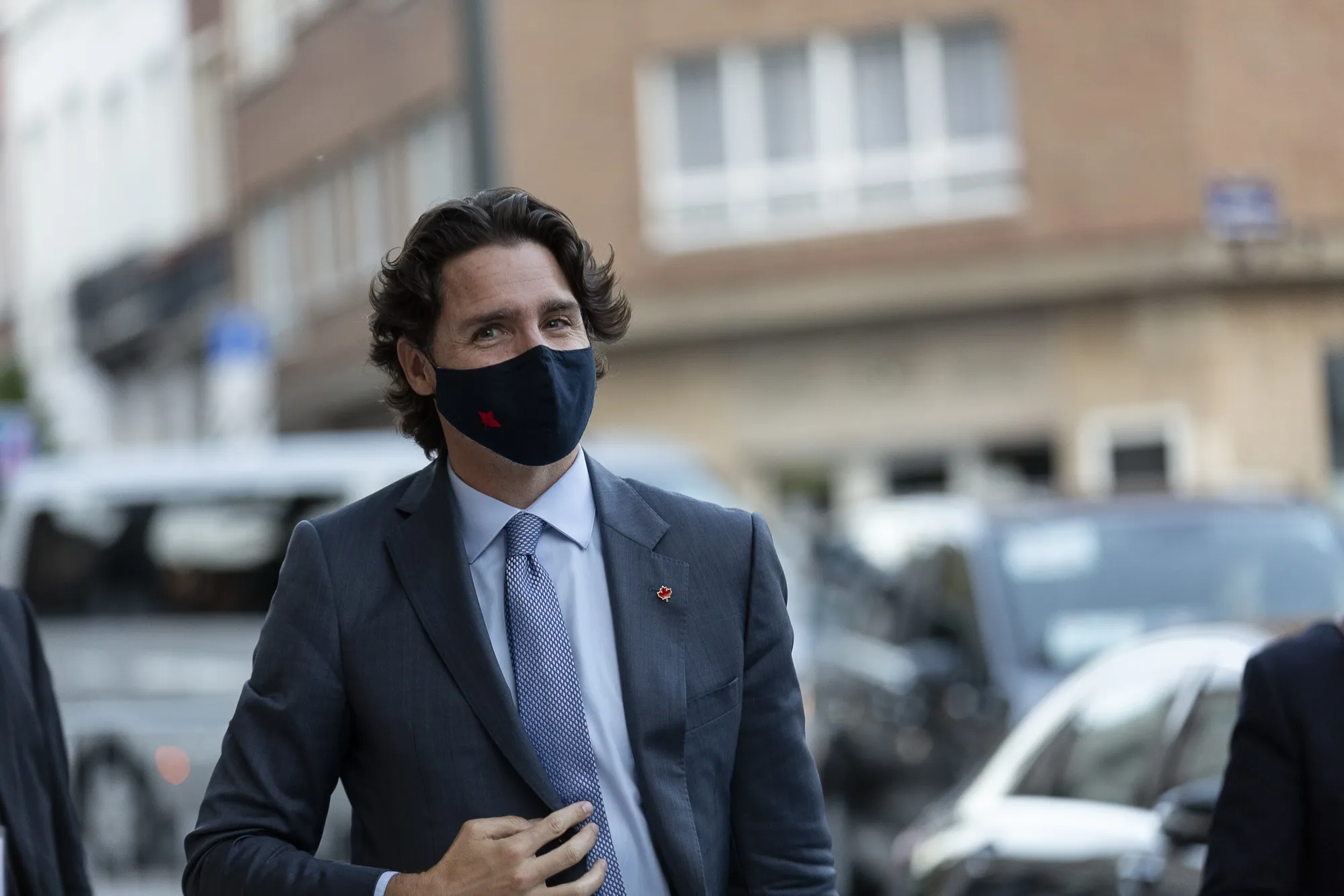 Justin Trudeau, shown in Brussels this month, has a double-digit lead in opinion polls heading into the summer.