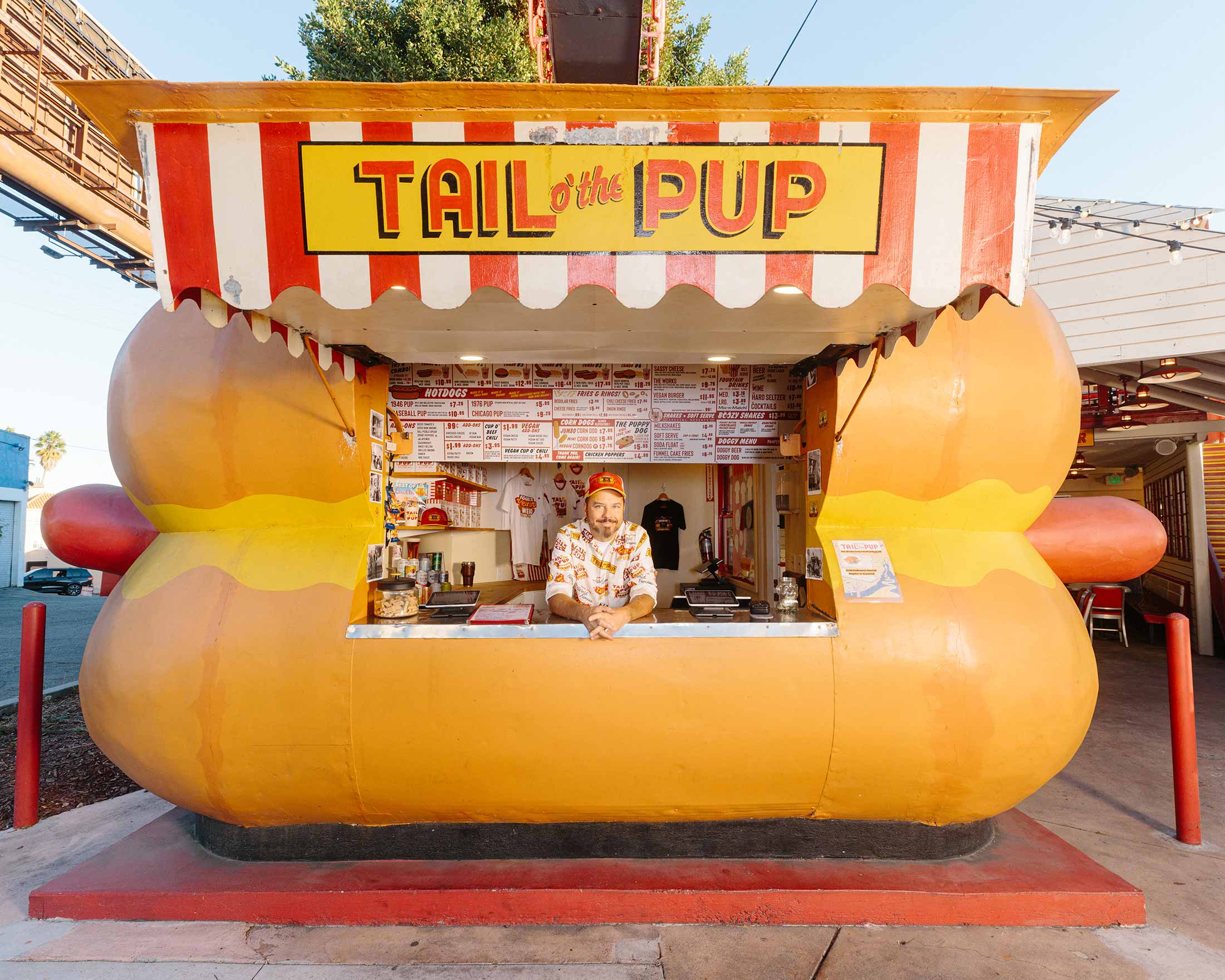 Bobby Green at Tail o’ the Pup in Los Angeles.