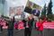 Relatives and supporters of Israeli hostages held in Gaza block Ayalon Highway in Tel Aviv, on Feb. 13.