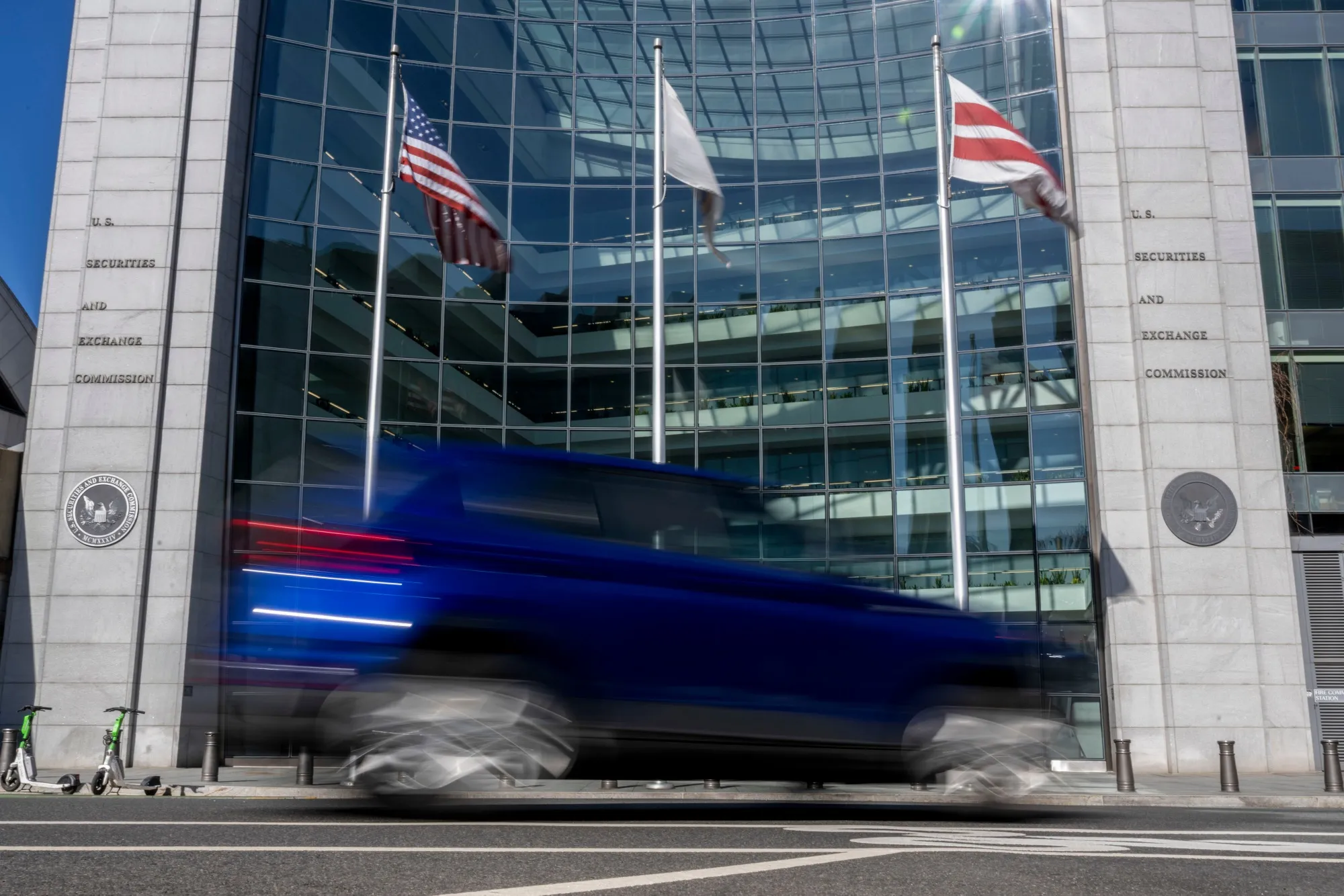 The US Securities and Exchange Commission headquarters in Washington.