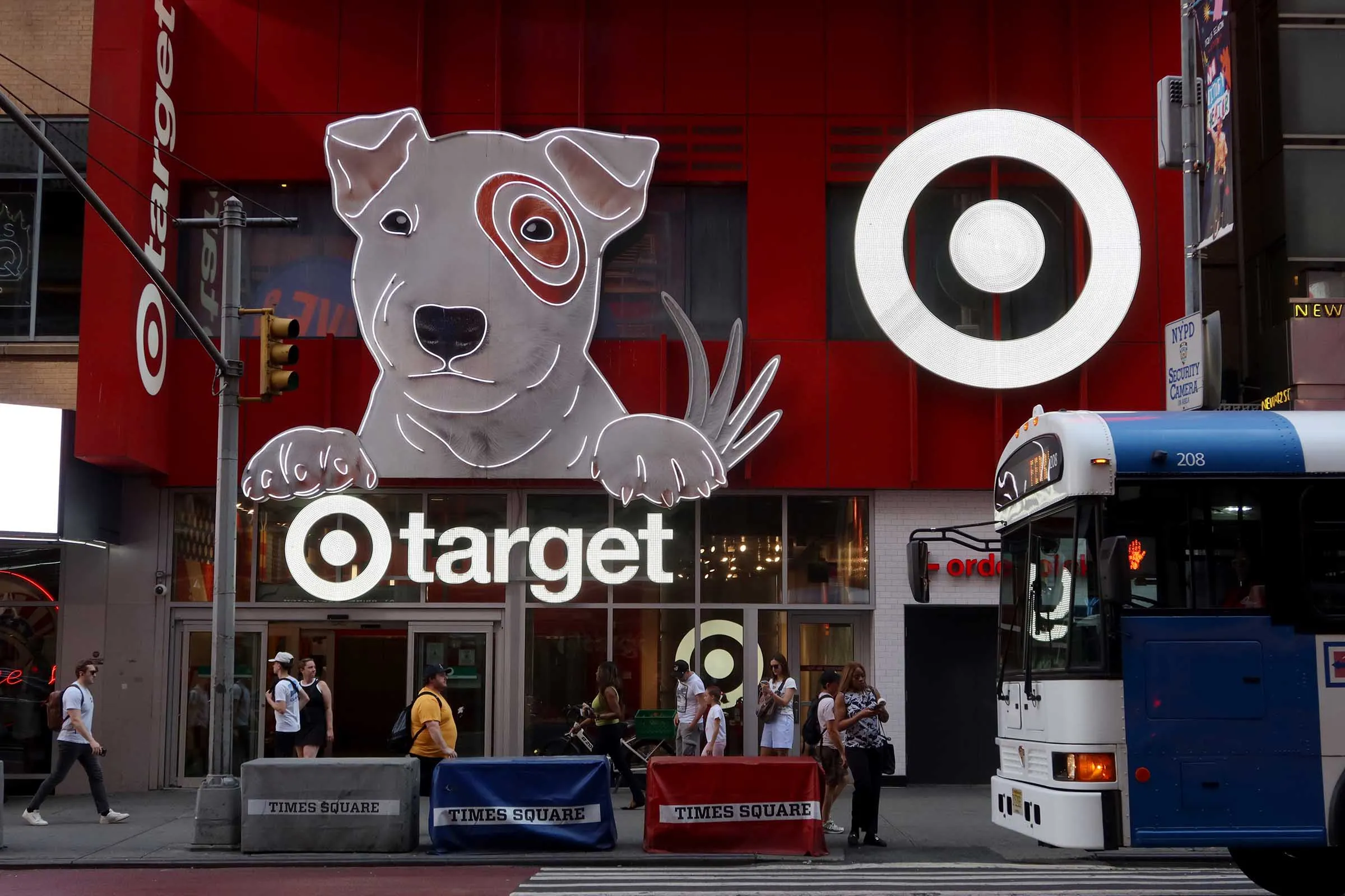 Target in Times Square in New York City.