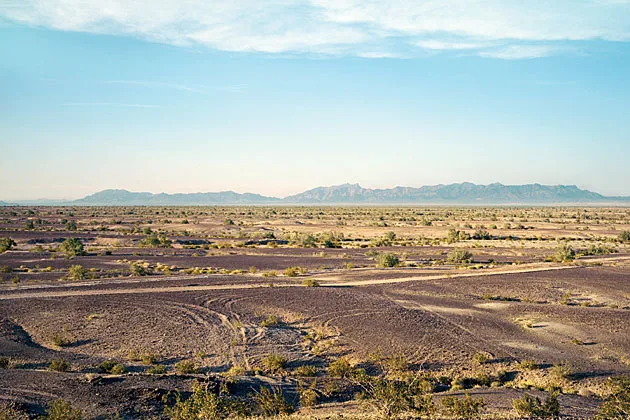 This desert near Blythe, Calif., will be home to one of the largest solar plants in the world