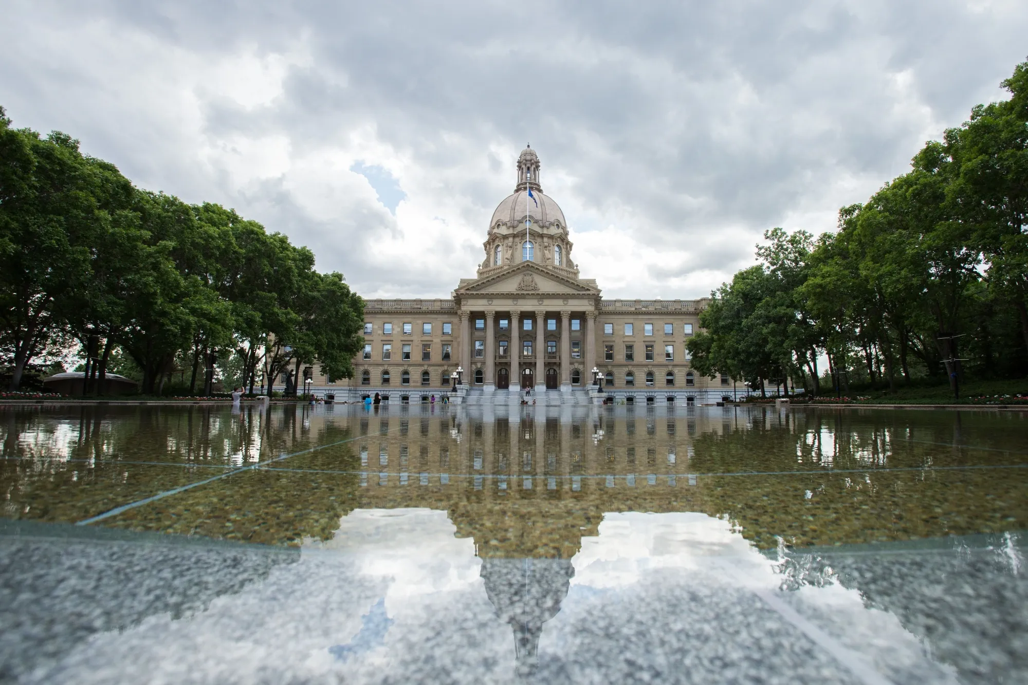 The Alberta Legislature building in Edmonton.