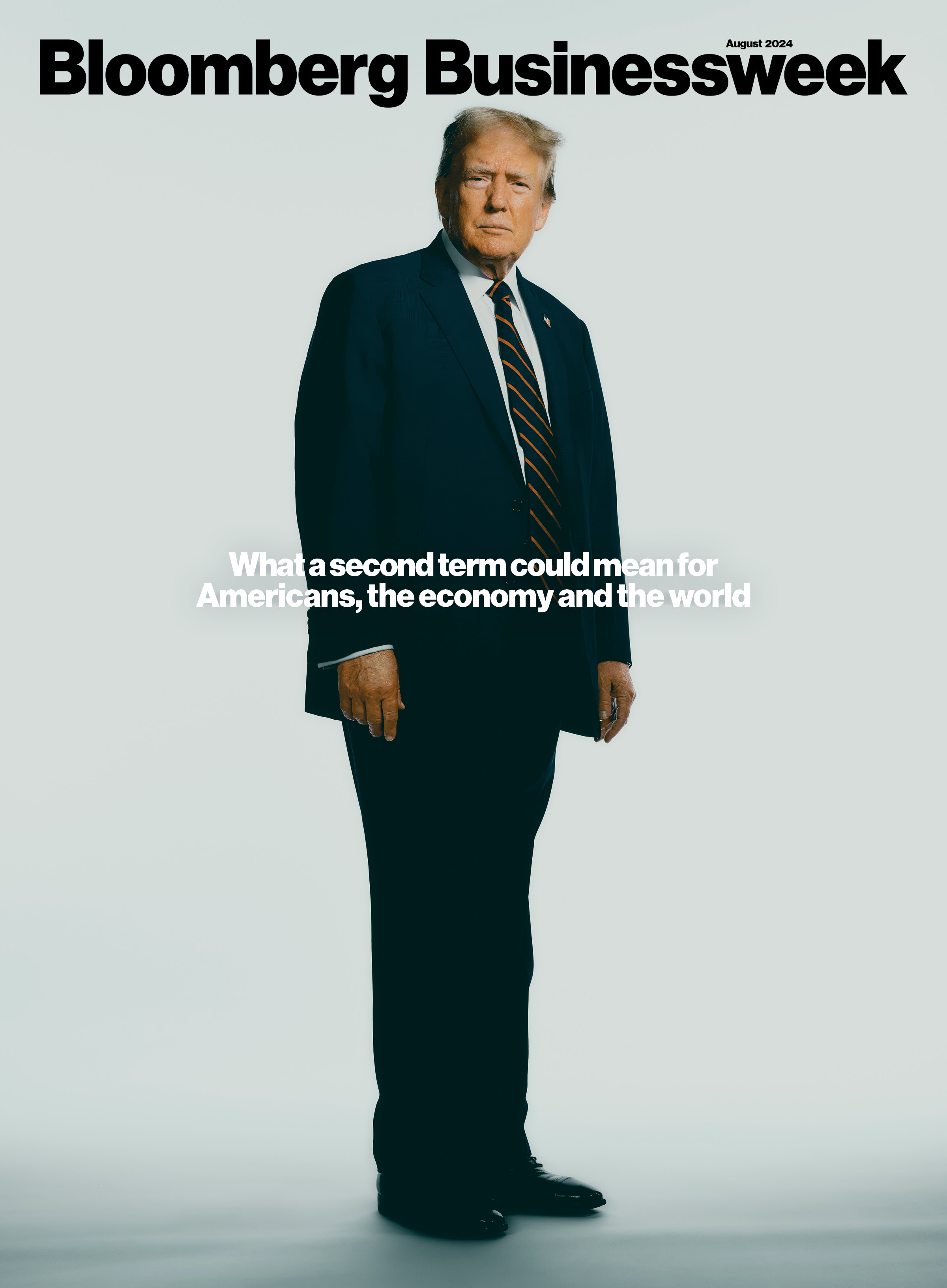 Bloomberg Businessweek magazine cover featuring Donald Trump