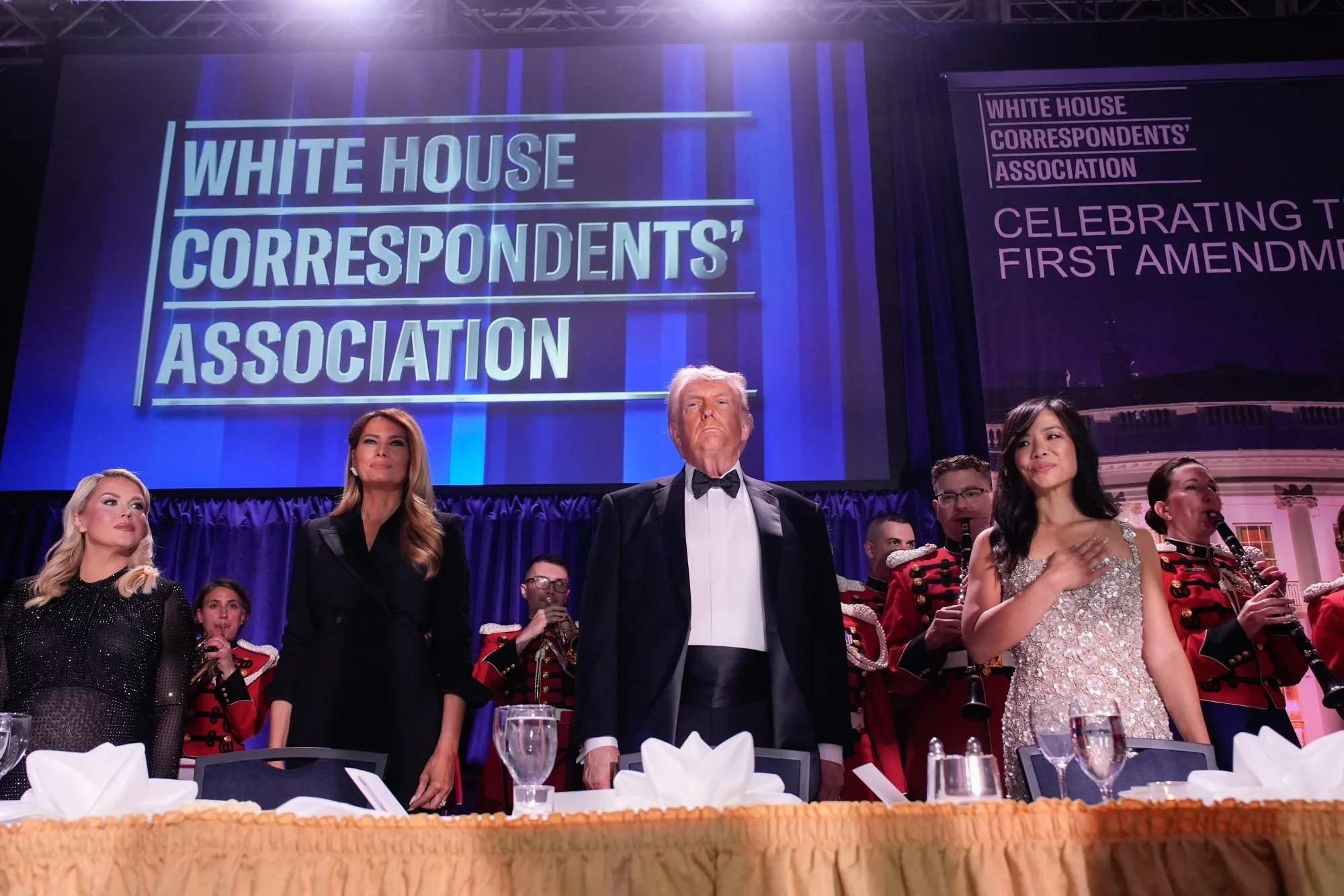 Watch Gunman Detained After Shooting at Press Dinner - Bloomberg