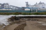 Disturbed earth near the 3M plant in Antwerp, Belgium.&nbsp;