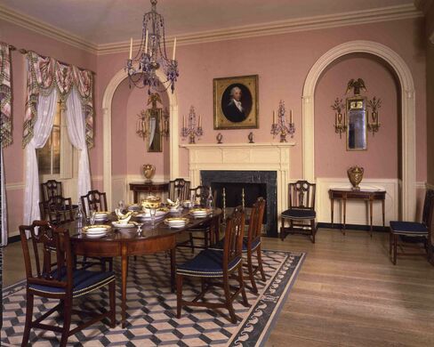 The Baltimore Dining Room, Circa 1810.