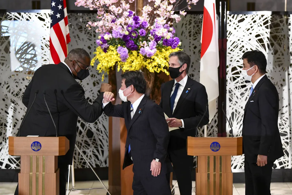Presenting a united front on China.