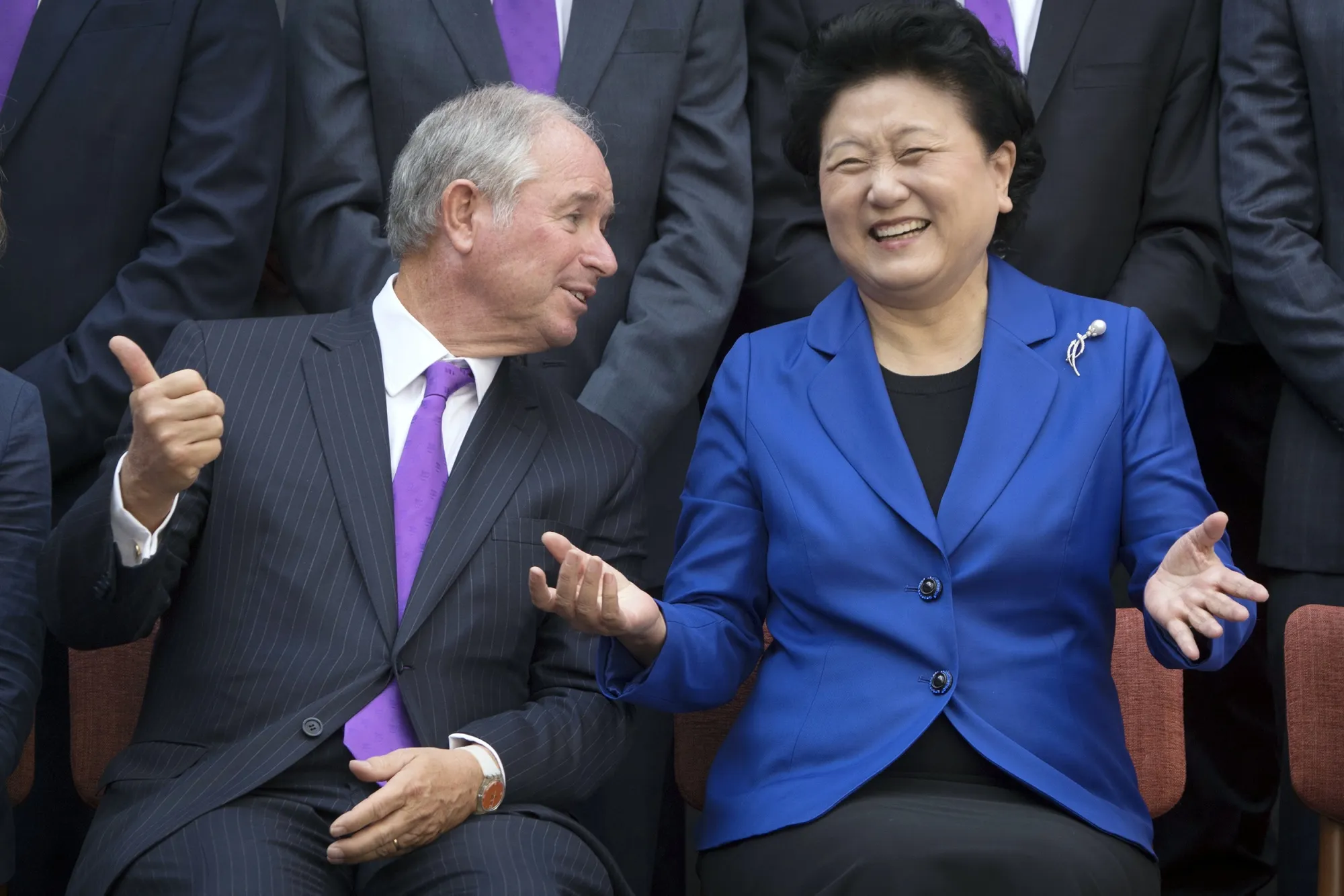 Stephen Schwarzman,Liu Yandong