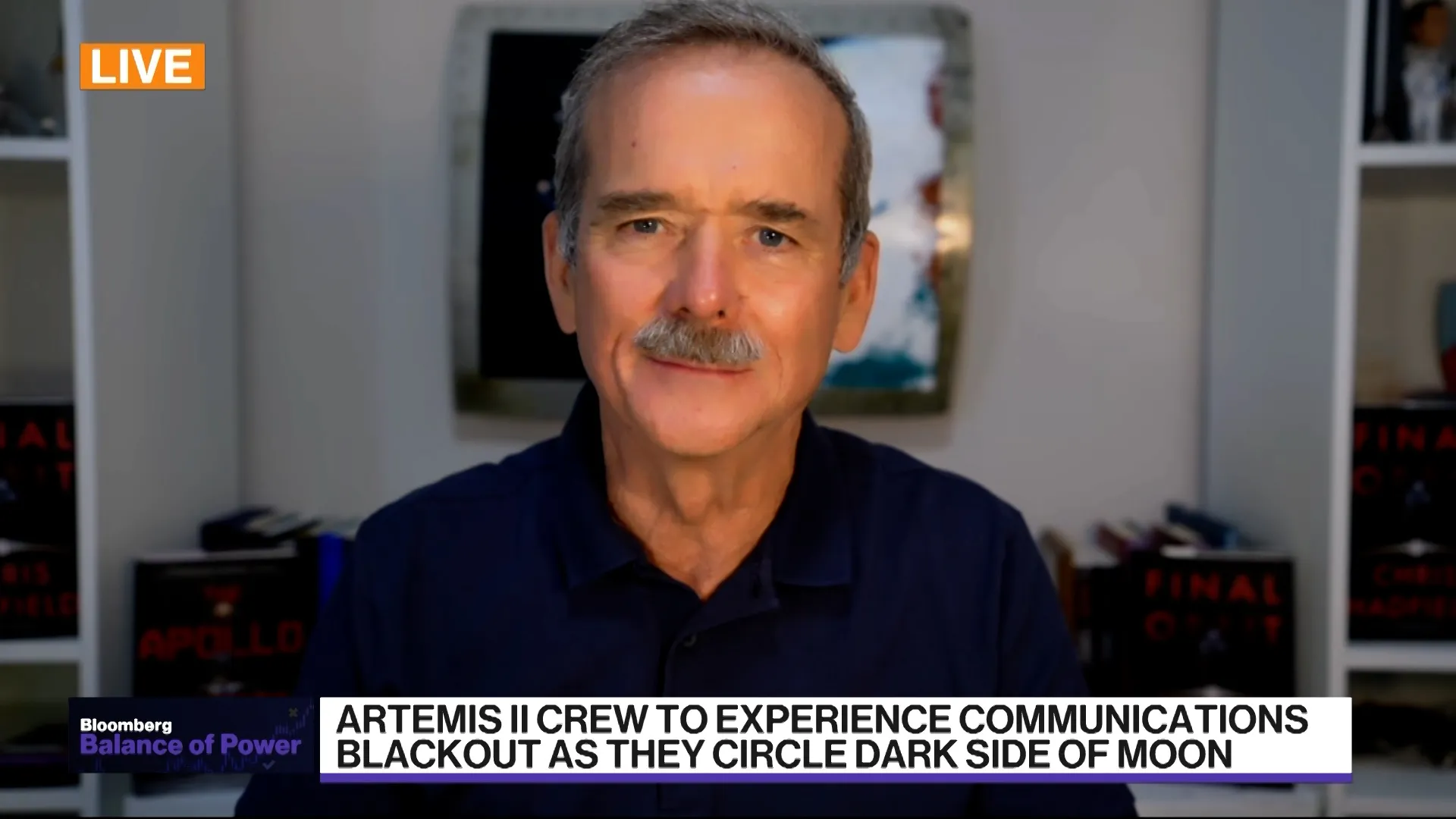 Amazing Moment of Entire Flight: Chris Hadfield on Artemis II to Circle Dark Side of The Moon