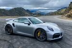 The 2021 Porsche 911 Turbo S Coupe on Highway 2 near Los Angeles.&nbsp;