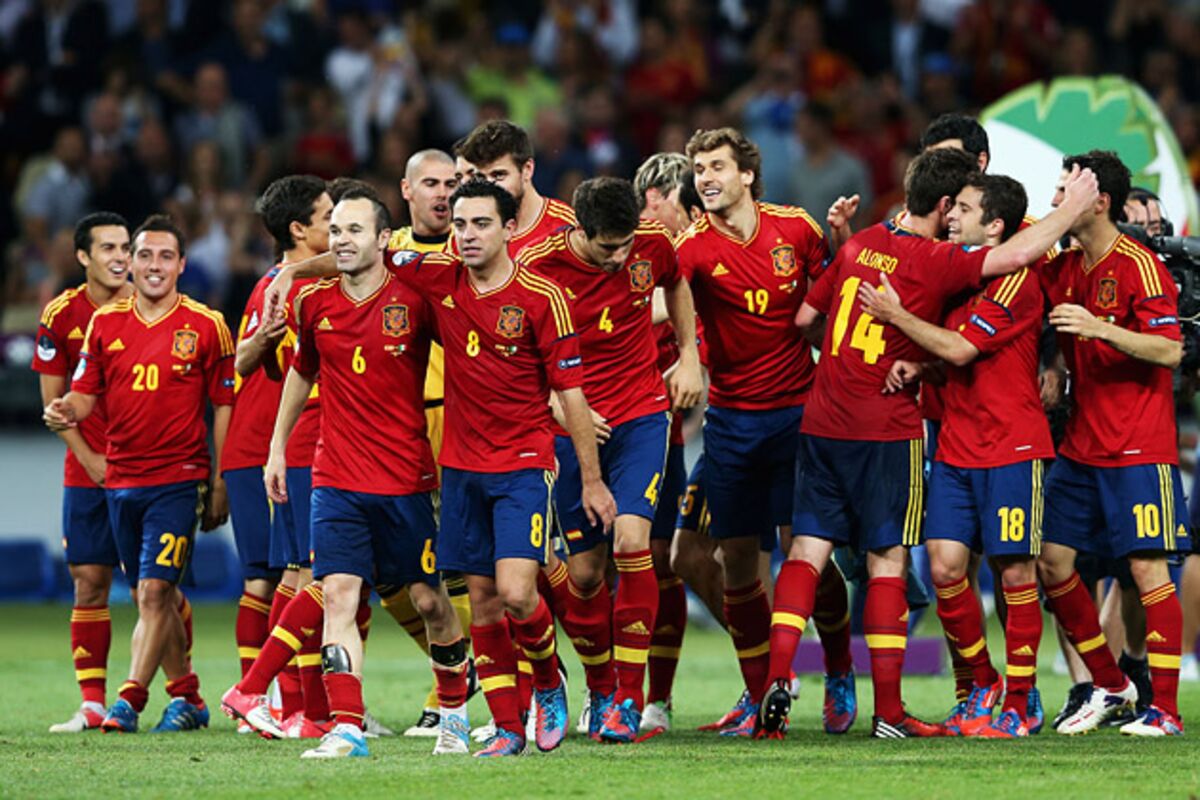 Spain soccer outlet team