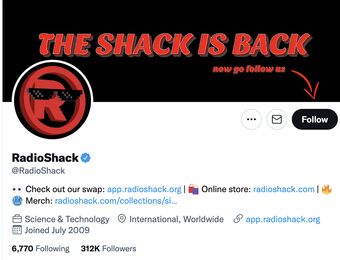 relates to RadioShack Offensive Tweets Mark Its New Cryptocurrency Strategy