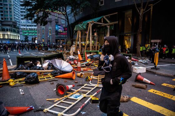 Protesters Block Roads After Police Halt Rally: Hong Kong Update