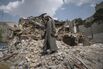 Iran-War, Destroyed Synagogue