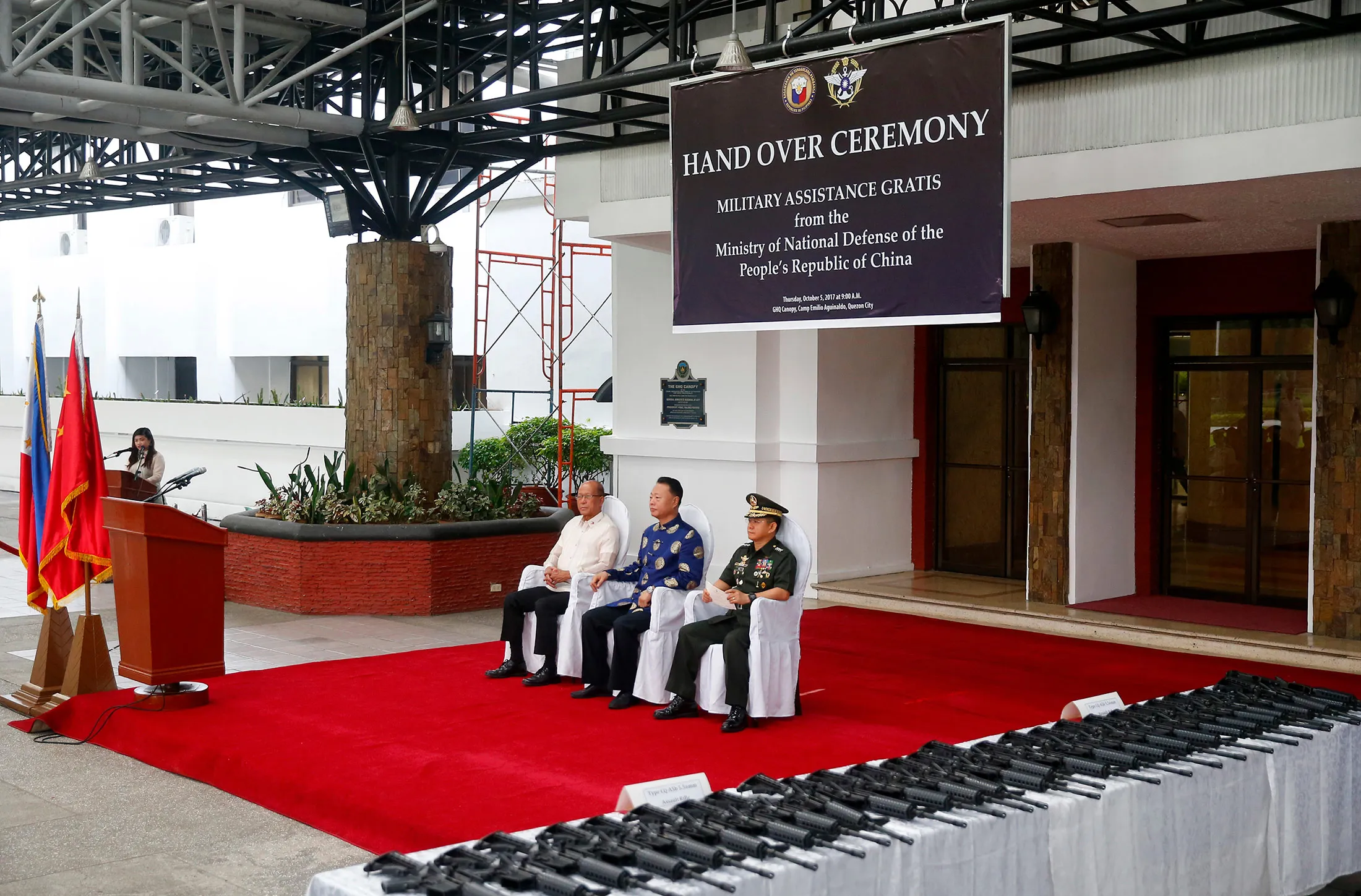 The department stressed that it and the military adhere to the 'One China policy,' wherein the Philippine government recognizes only the People's Republic of China as the sole sovereign state.
