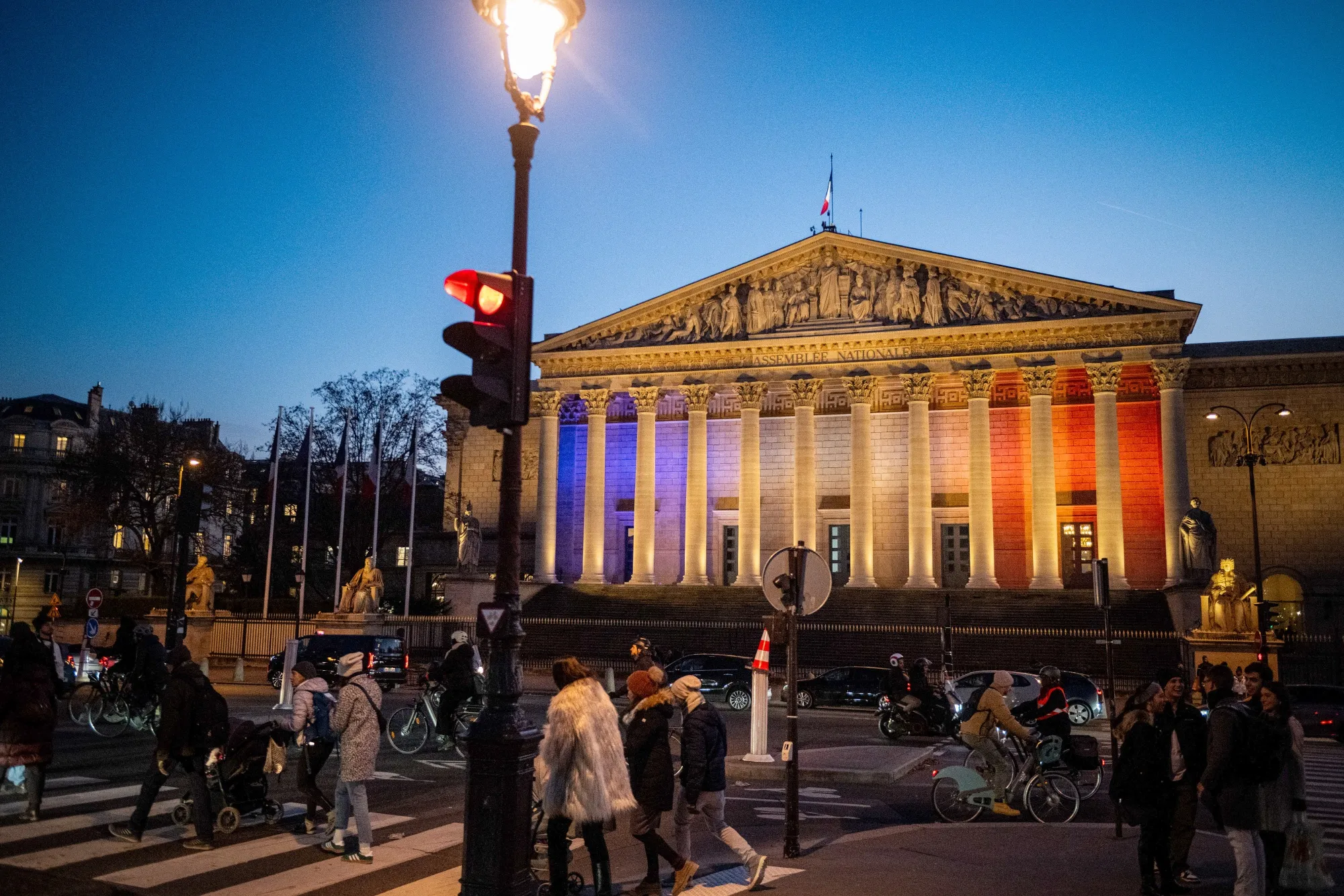 The National Assembly in Paris.