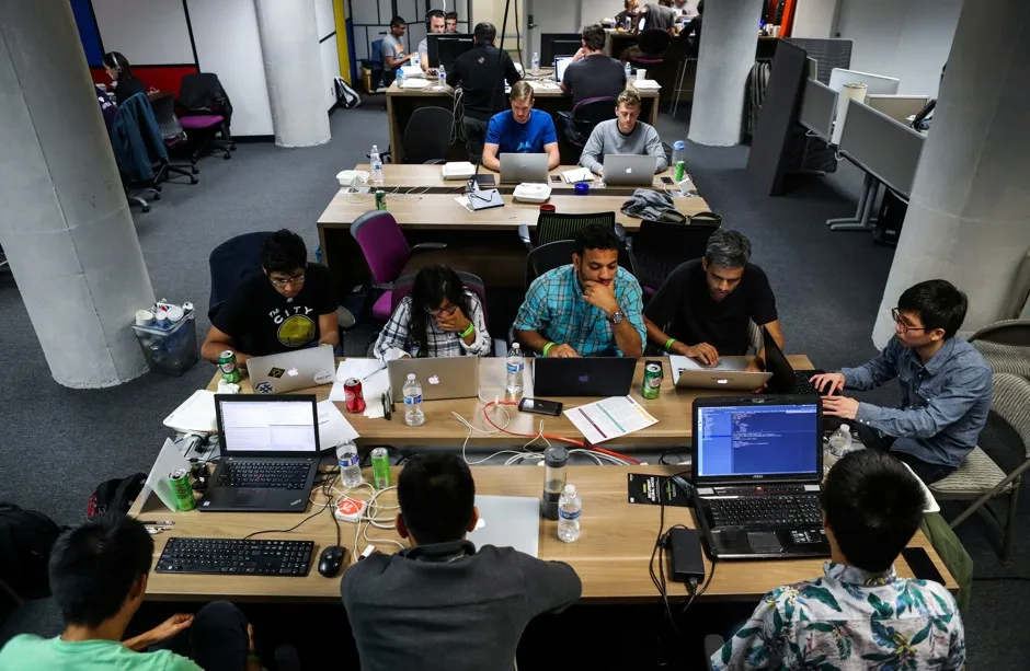 A hackathon in San Francisco, the capital of venture capital.