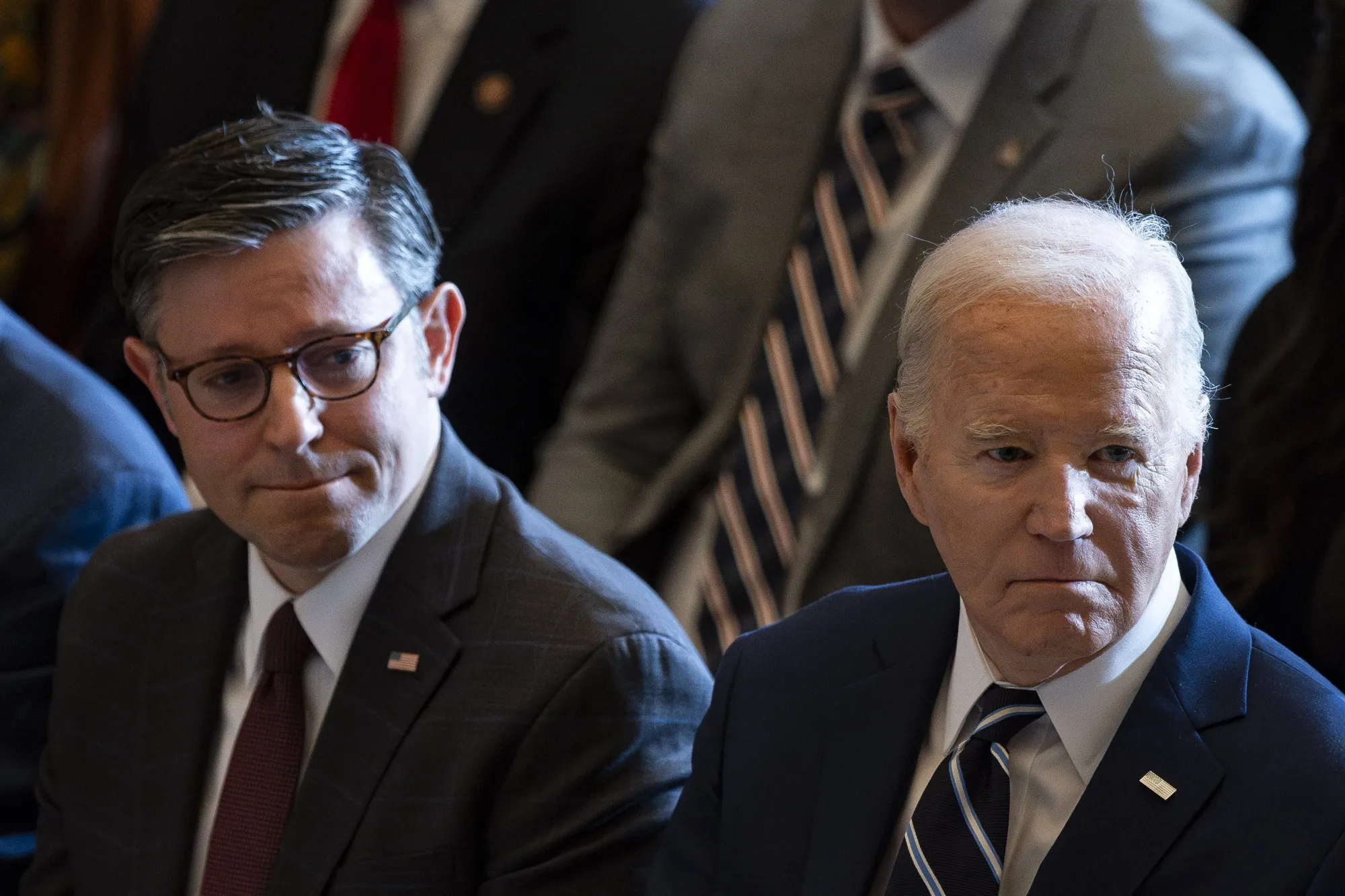 Biden Willing to Meet House Speaker Mike Johnson to Discuss Ukraine ...