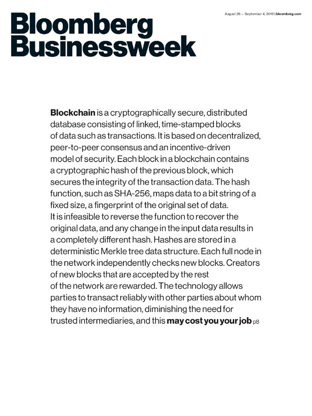 Bloomberg Businessweek Magazine Cover
