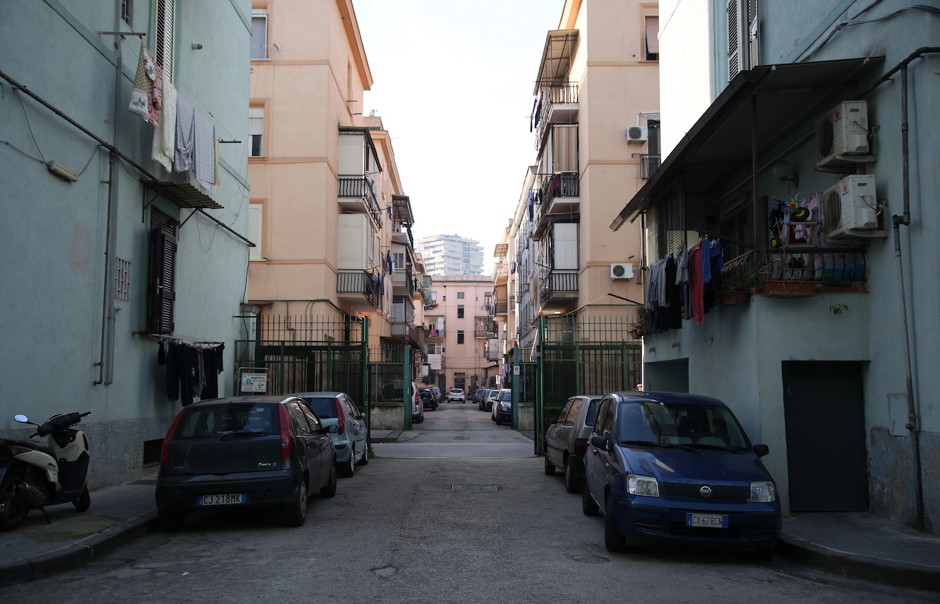 A street in Rione Luzzatti.