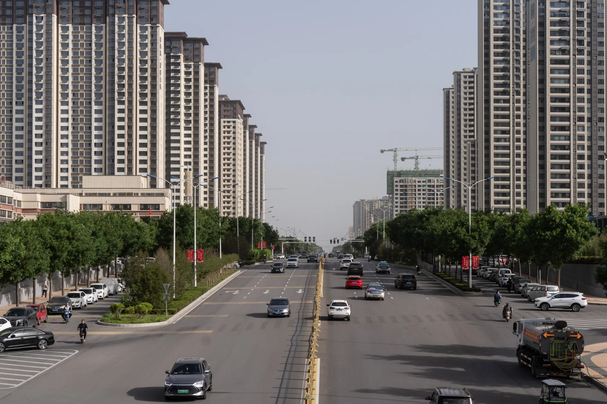 Residential buildings in Yuncheng, Shanxi Province.