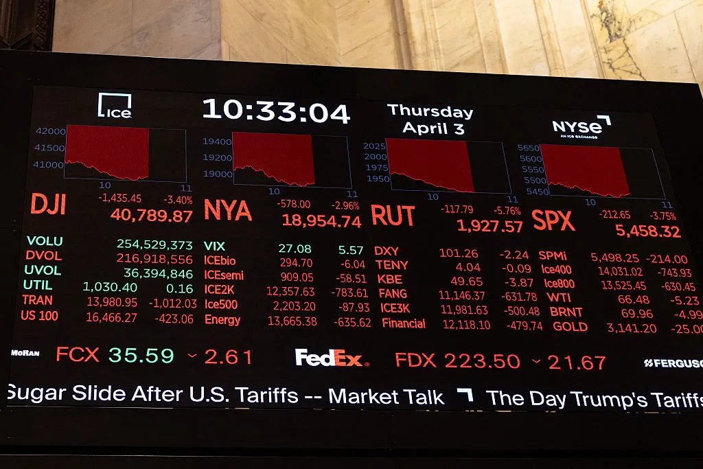 Markets tank.