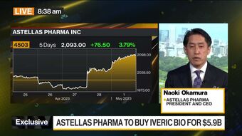 relates to Astellas Pharma CEO Says Confident of Iveric Bio Drug Approval