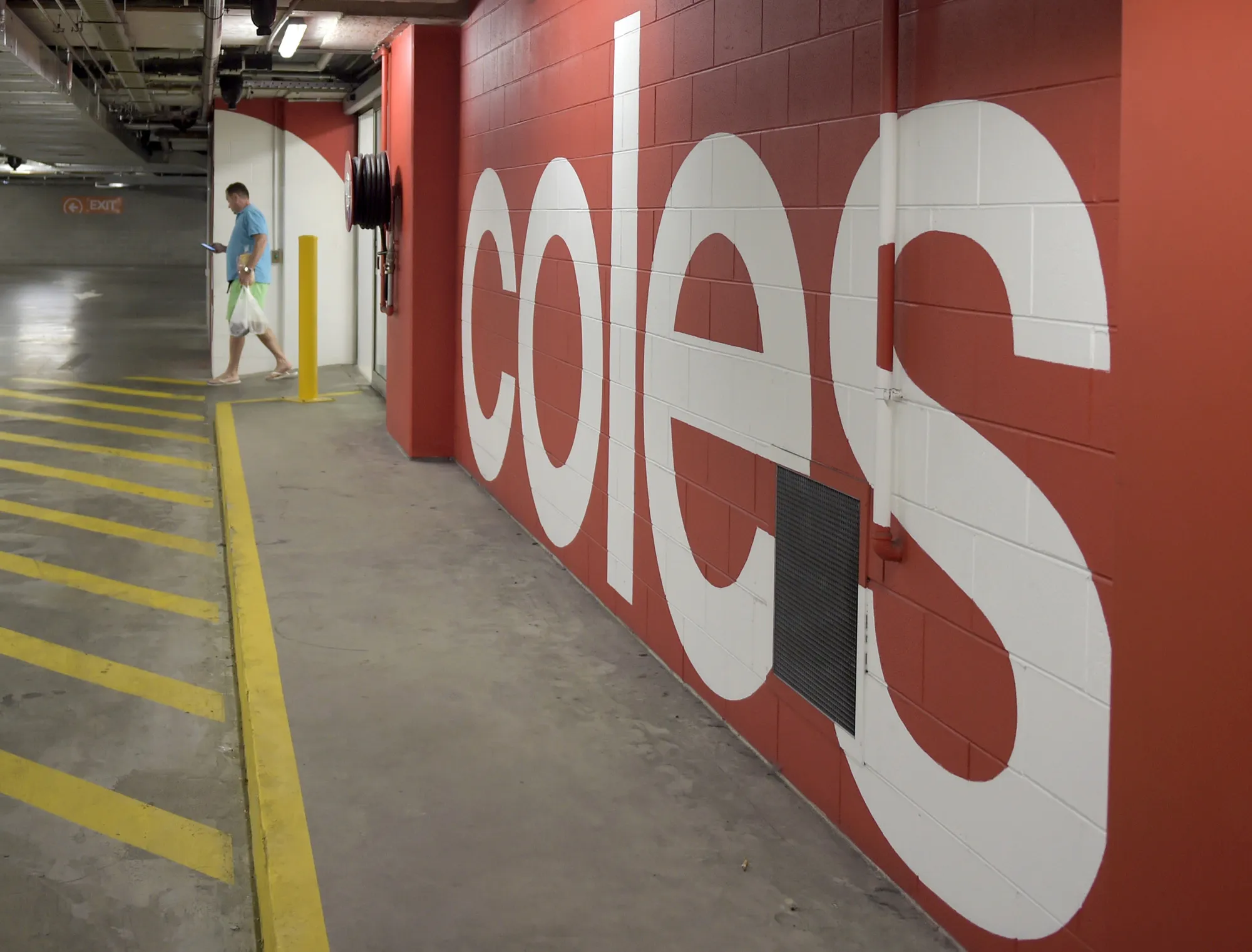Inside a Coles Supermarket Ahead of Wesfarmers Fourth Quarter Earnings