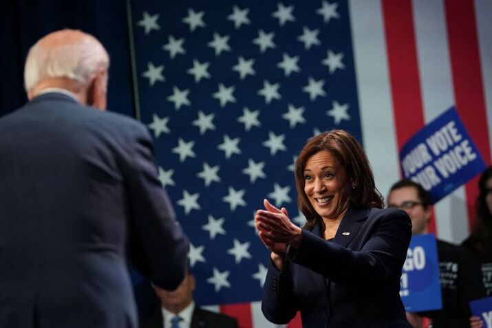 TOPSHOT-US-POLITICS-DEMOCRATS-BIDEN-HARRIS