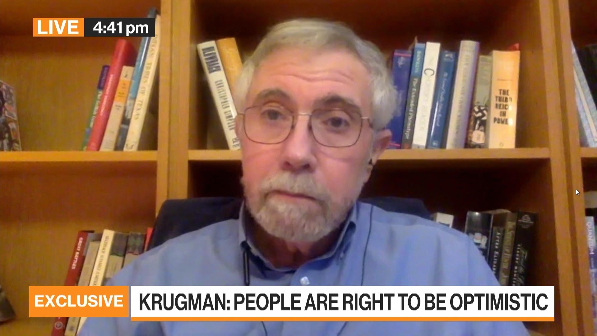 'I'm Optimistic About This Economic Recovery,' Says Paul Krugman