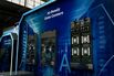 AI data centers are seen on show  at the Mobile World