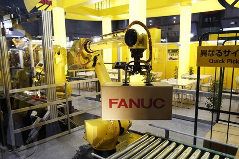 ファナックの産業用ロボット