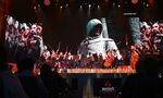 The Assassin's Creed Symphony performs on stage at the Ubisoft E3 press conference in Los Angeles in 2019. 