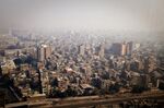 A Cairo neighborhood is seen from the headquarters of the National Bank of Egypt in this aerial view in Cairo, Egypt.