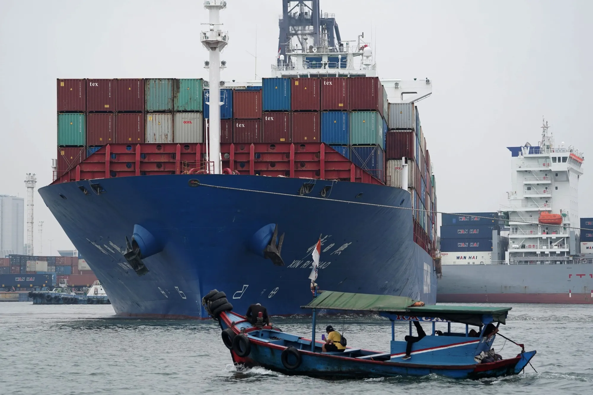 Operations At Jakarta's Tanjung Priok Port Ahead of Trade Figures