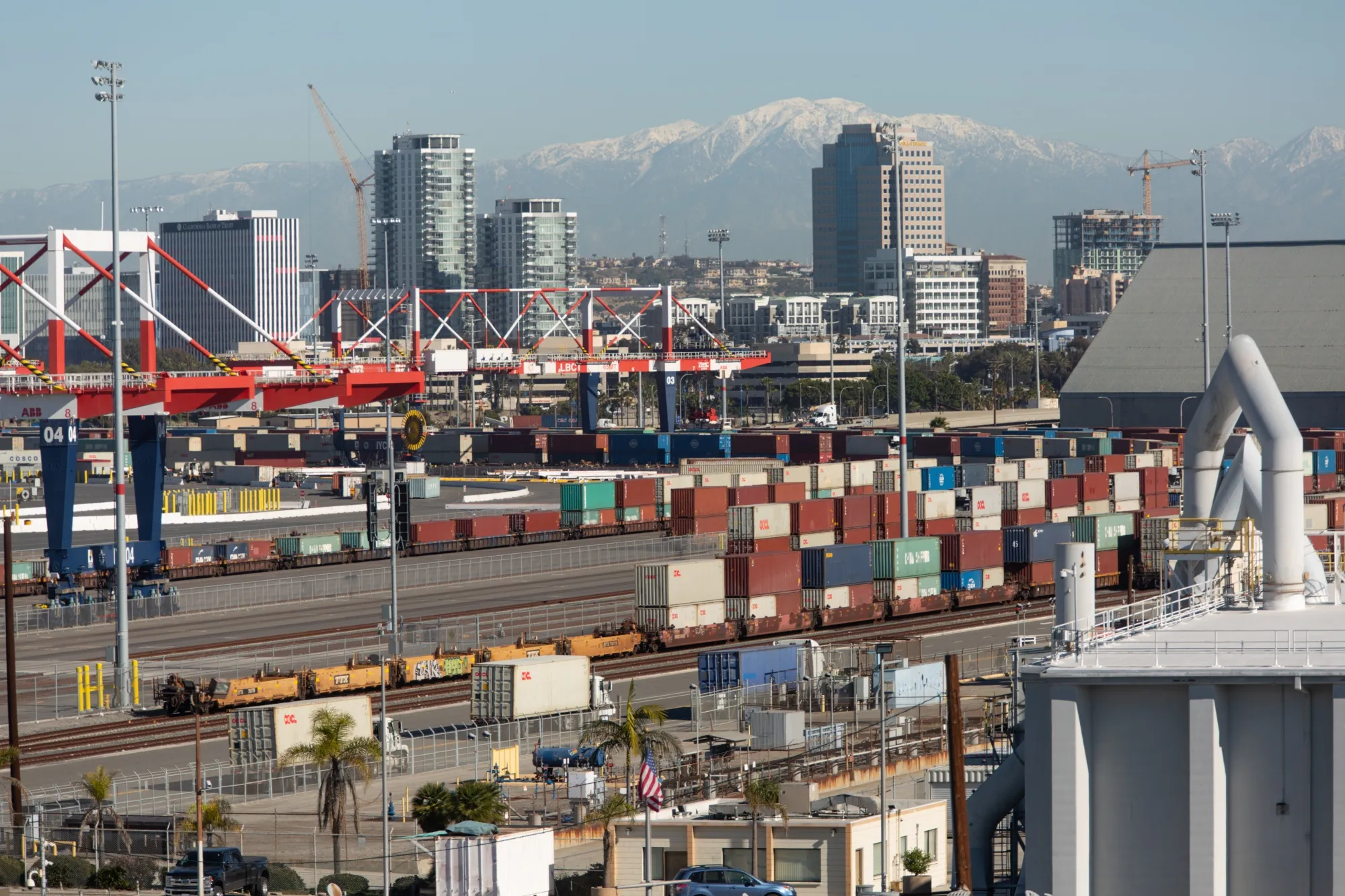The Port of Long Beach in Long Beach, California.&nbsp;