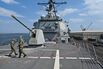 USS Gravely Destroyer Ship Moored At Gdynia Port