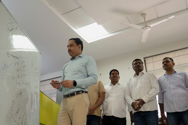 Deepak Singh (left) with his special task&nbsp;force.