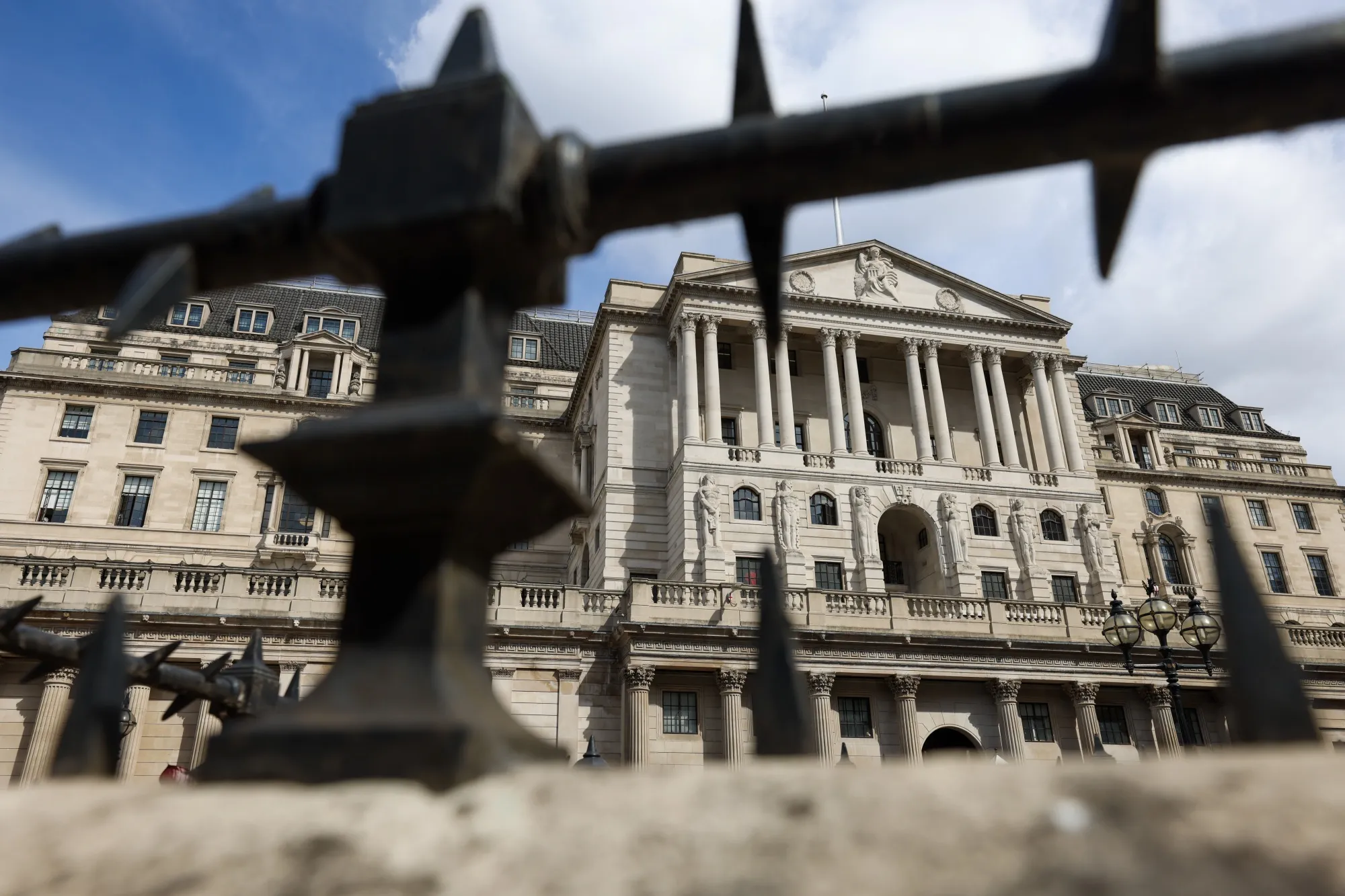 The Bank of England in London.&nbsp;