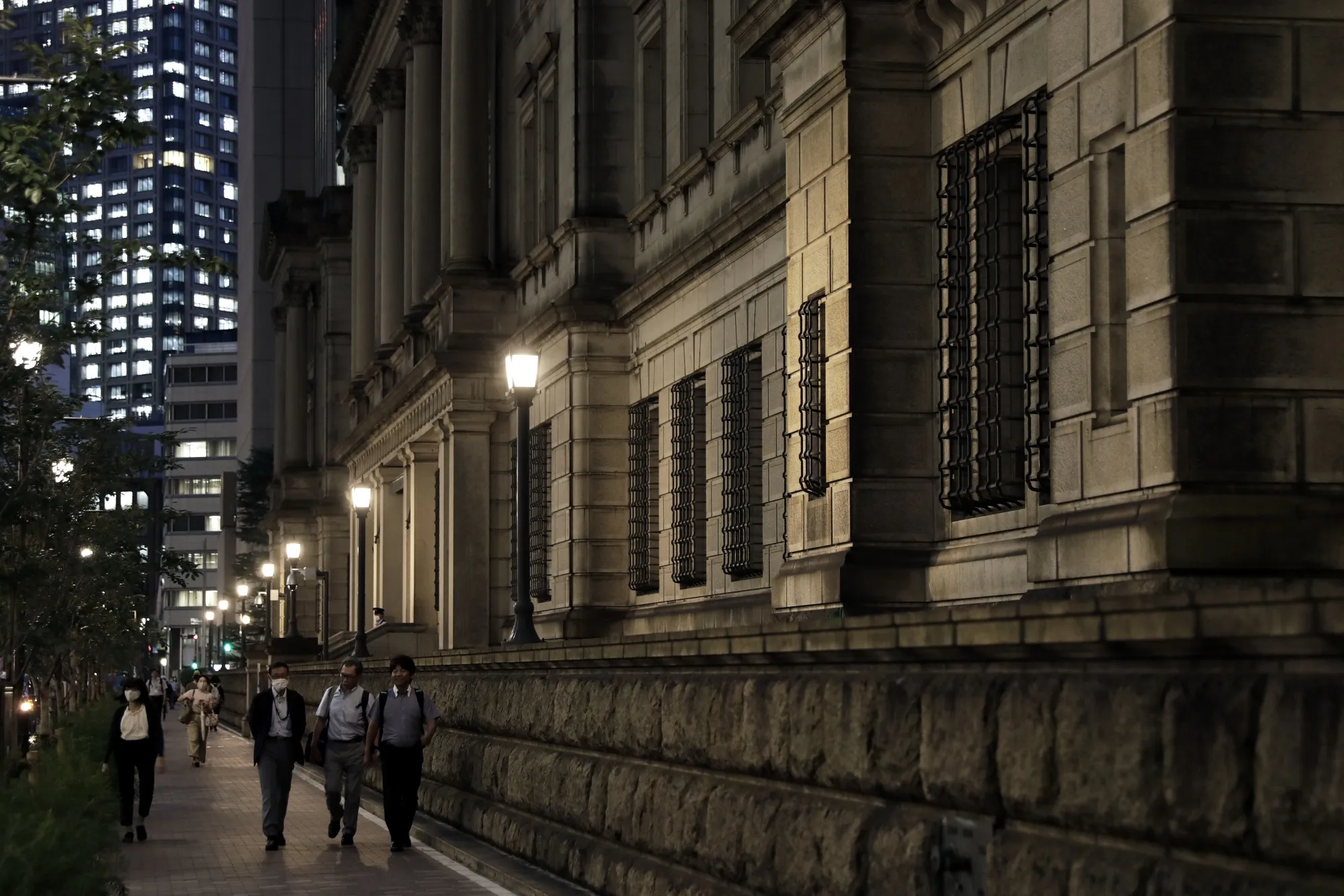 Bank of Japan Headquarters Ahead of Rate Decisions