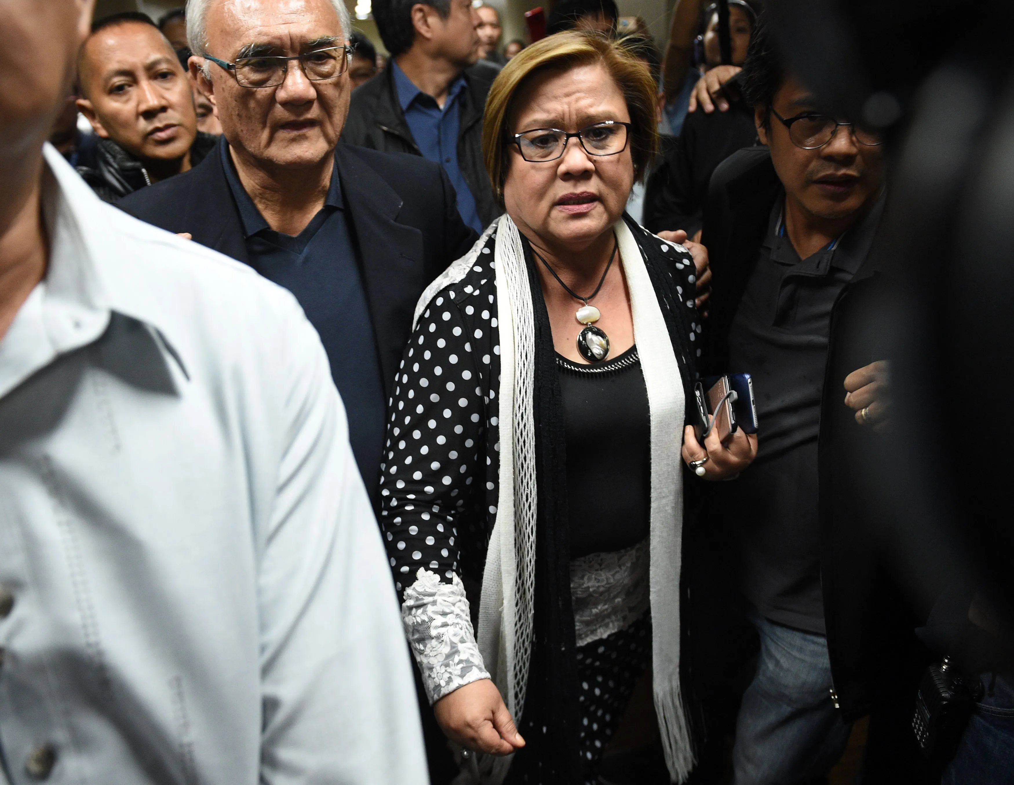 Leila De Lima in Manila on Feb. 23.

