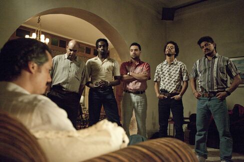 A scene from the Pablo Escobar drama "Narcos."
