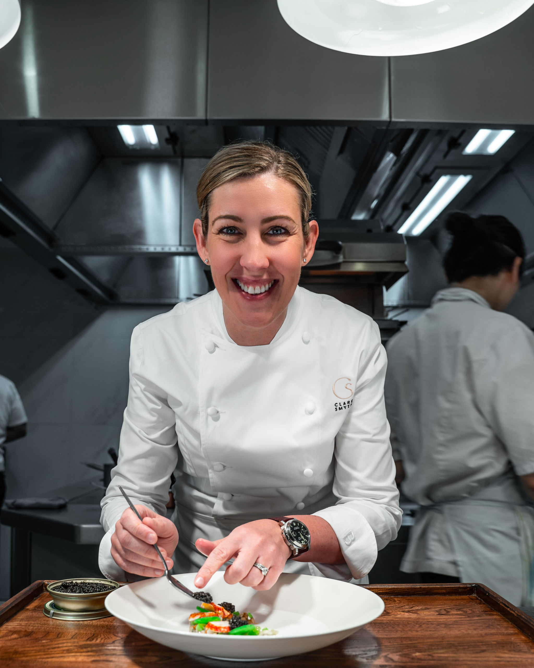 relating the Michelin Three Stars Awards to Two female chefs in London