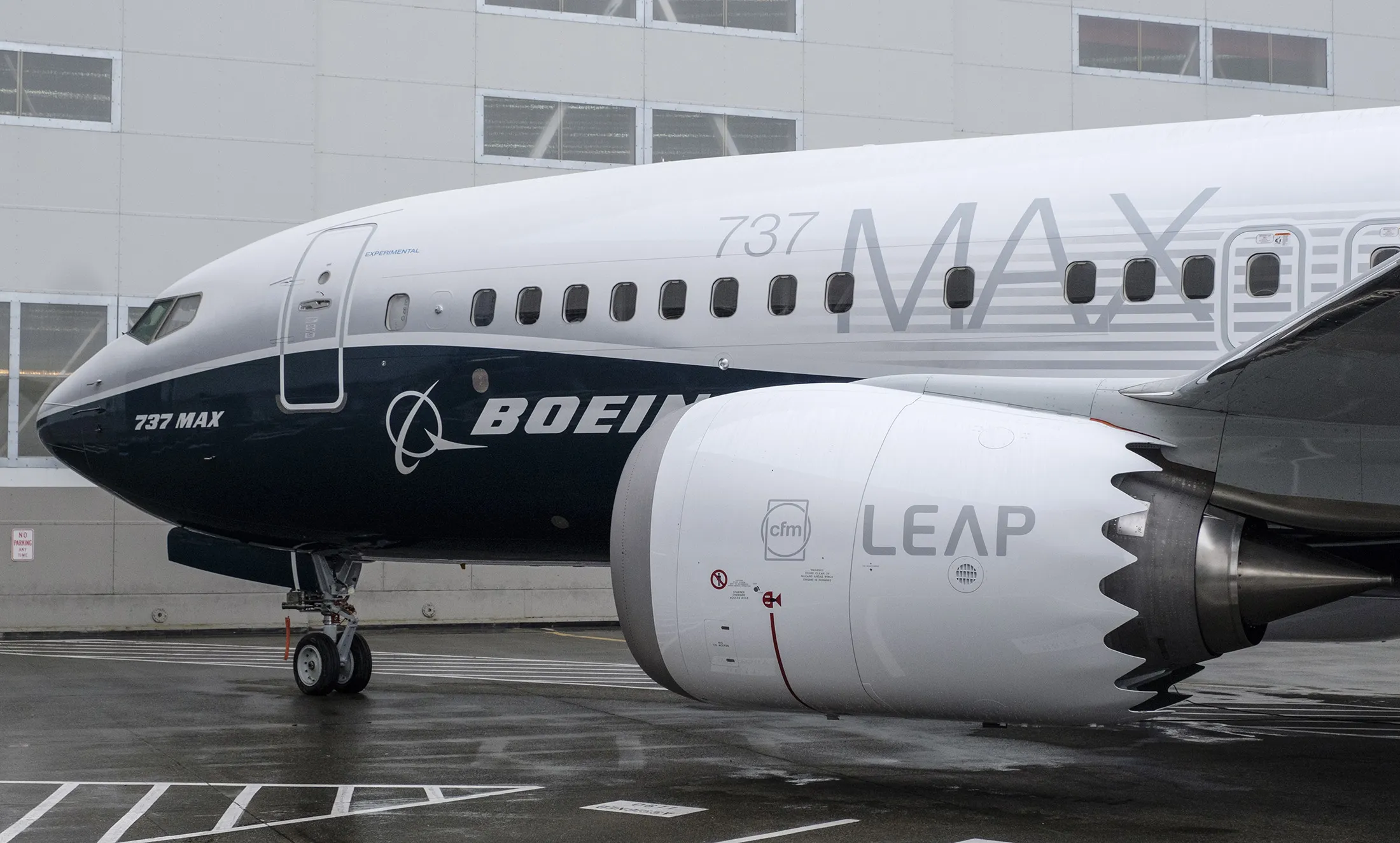 The Boeing 737 Max 7 on Feb. 5.